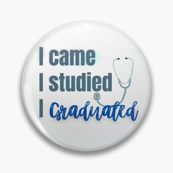 Item preview, I Came I Studied I Graduated - Blue designed and sold by mhicks23.
