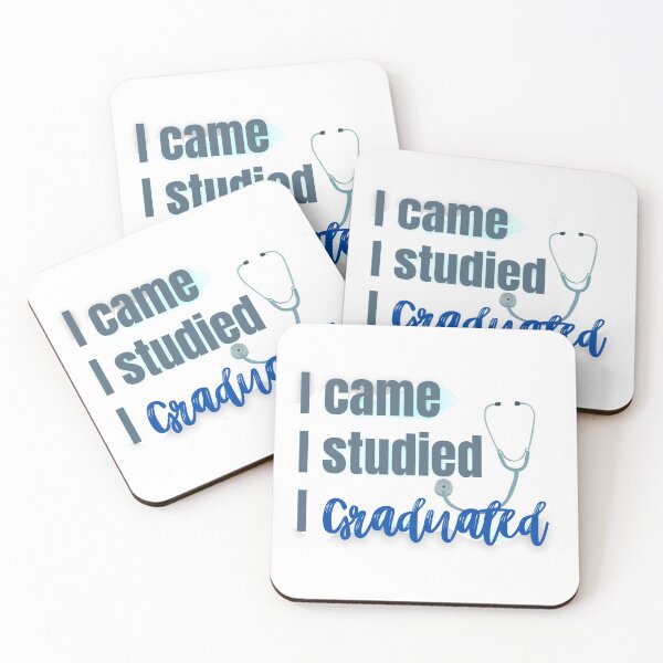 Item preview, I Came I Studied I Graduated - Blue designed and sold by mhicks23.