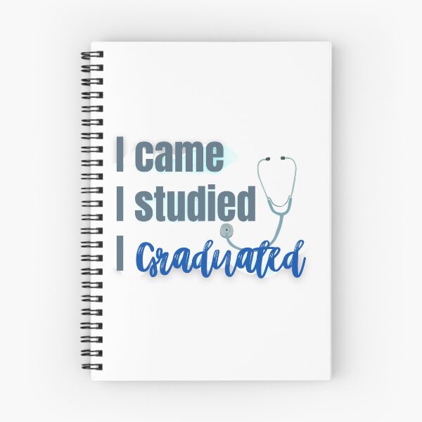 Item preview, I Came I Studied I Graduated - Blue designed and sold by mhicks23.