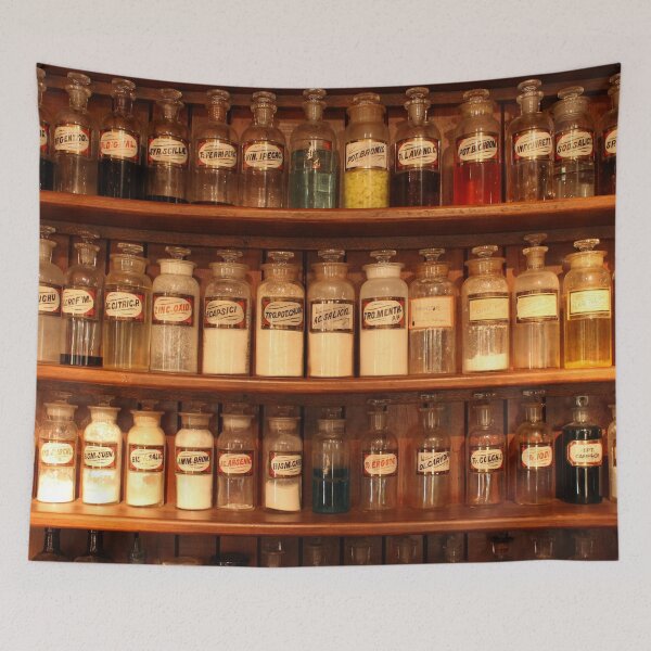 Item preview, Apothecary Vintage Pharmacy, Medicine Cabinet designed and sold by citrusapple.