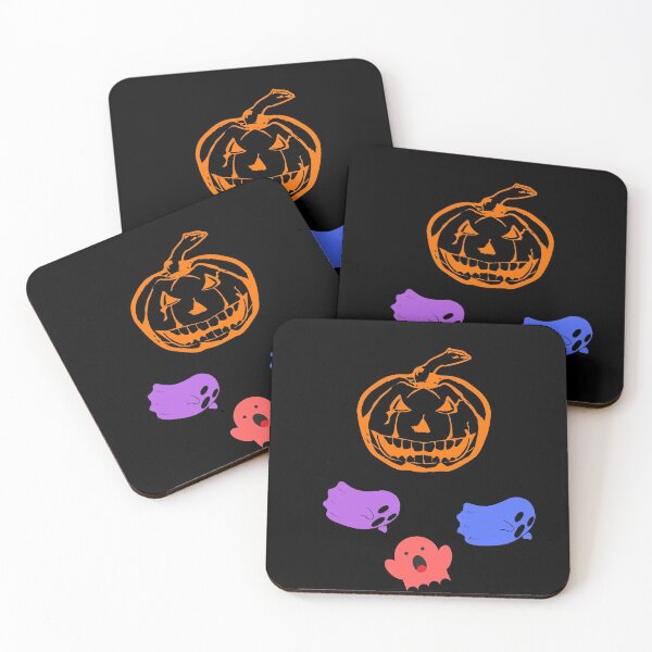 Item preview, Pumpkin Eating Ghosts designed and sold by Quadghouls.