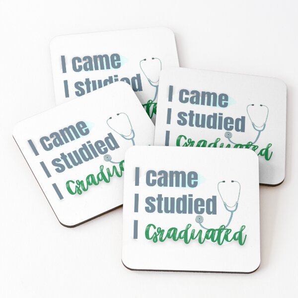 Item preview, I Came I Studied I Graduated - Green designed and sold by mhicks23.