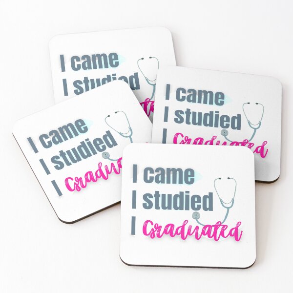 Item preview, I Came I Studied I Graduated - Pink designed and sold by mhicks23.