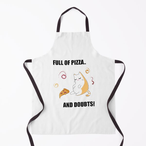 Item preview, Full of pizza and doubts, fat chonky cute cat eating pizza slices a lot  designed and sold by SGS-.