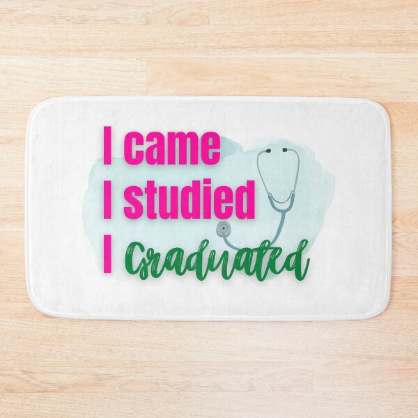 Item preview, I Came I Studied I Graduated - Pink and Green designed and sold by mhicks23.