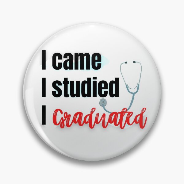 Item preview, I Came I Studied I Graduated - Red and Black designed and sold by mhicks23.