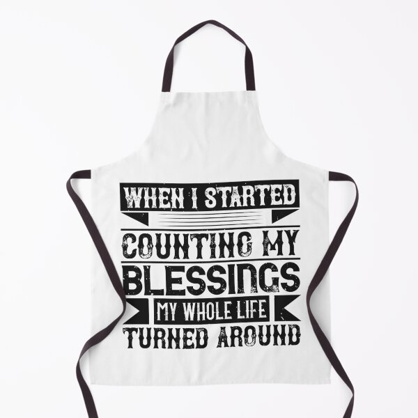 Item preview, When I Started Counting My Blessings, My Whole Life Turned Around designed and sold by GoodVibeDesign.