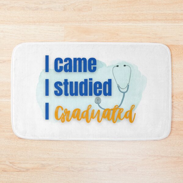 Item preview, I Came I Studied I Graduated - Blue and Gold designed and sold by mhicks23.
