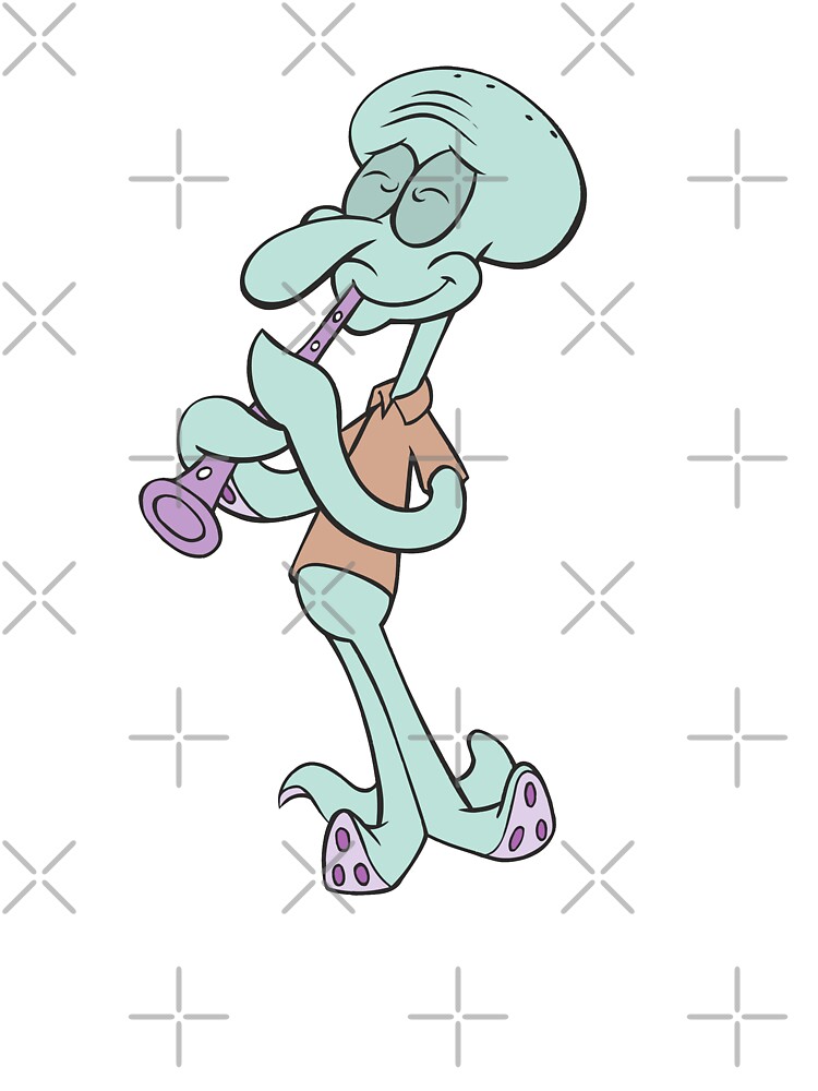 Body Para Bebe Calamardo Disfrutando De Clarinete De Linevase Redbubble