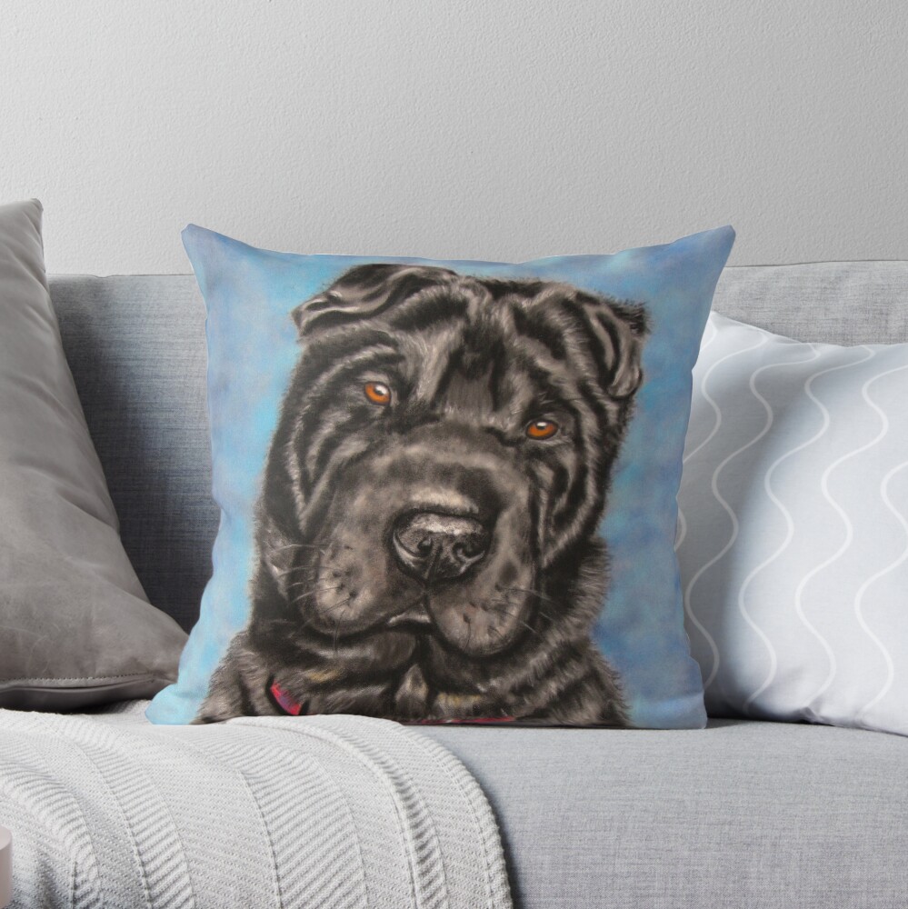 shar pei pillow