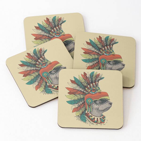 Item preview, beaver shirt is decorated with feathers designed and sold by DiamondStore1.