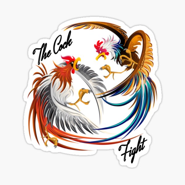 Der Hahnenkampf Sticker Von Chickooshop Redbubble