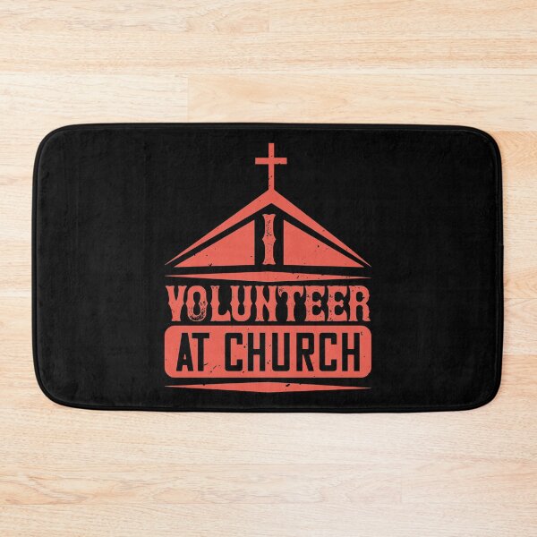 Item preview, I Volunteer At Church designed and sold by GoodVibeDesign.