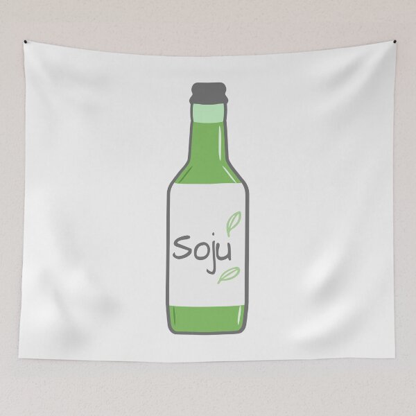 Item preview, Soju Bottle | 소주 | Korea | Korean Alcohol designed and sold by Akinno.