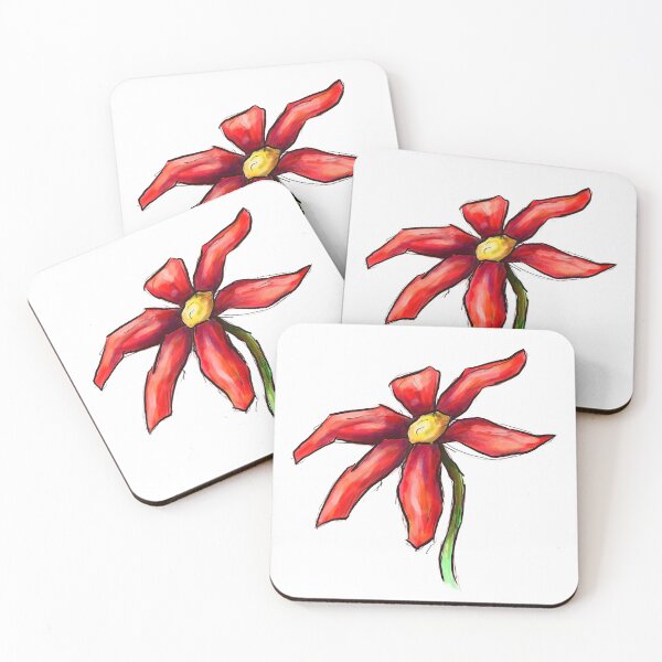Item preview, Red Flower designed and sold by Wilburfinearts.