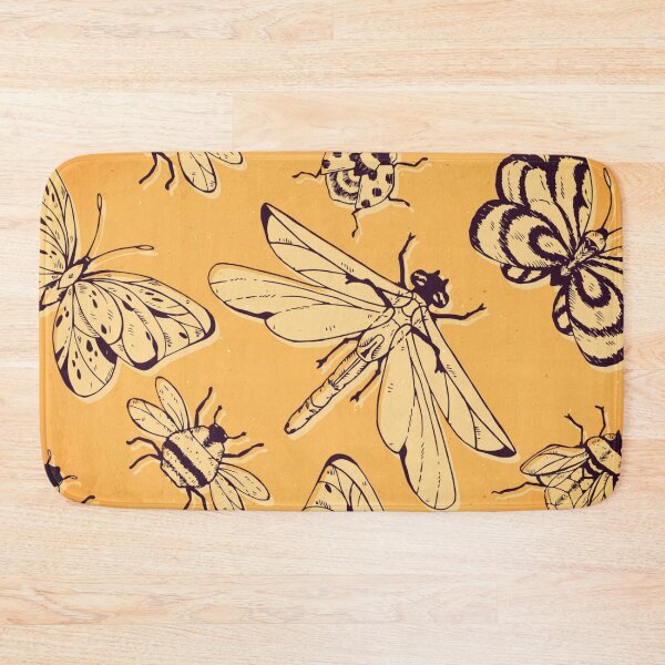 Item preview, Insect dragonfly butterfly pattern designed and sold by DerSenat.