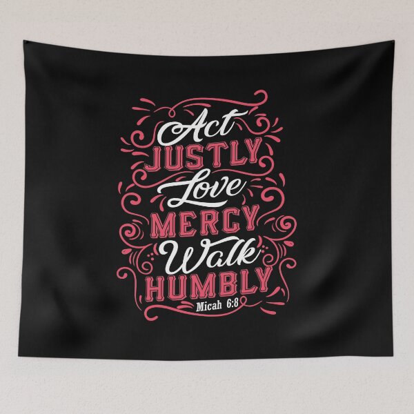 Item preview, Act justly, love mercy, walk humbly designed and sold by wazoosi.