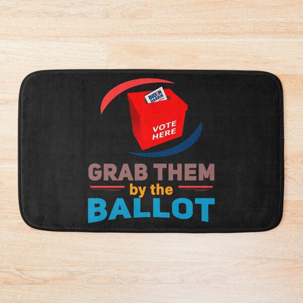 Item preview, Grab Them By The Ballot - Clean Text Biden Harris Red Ballot Box  designed and sold by leo121687.