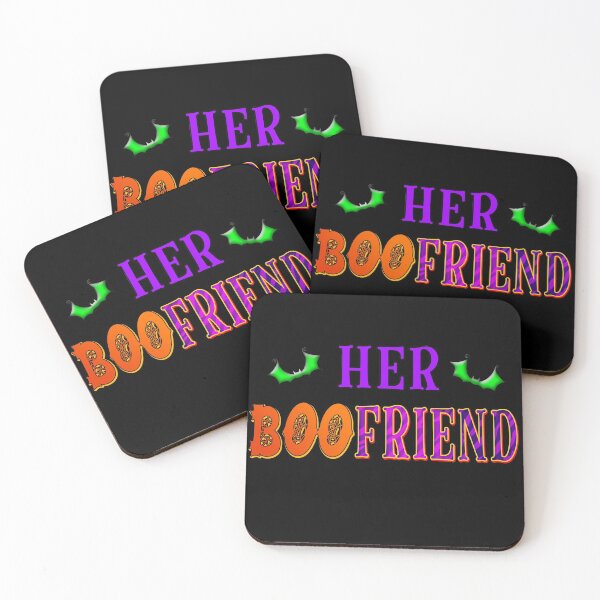 Item preview, Her Boofriend  Couple Halloween Matching  designed and sold by Nzgiftsandmore.