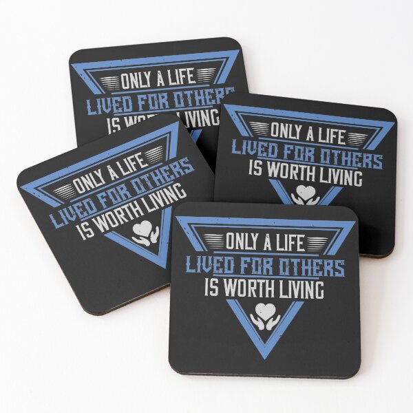 Item preview, Only A Life Lived For Others Is Worth Living designed and sold by GoodVibeDesign.