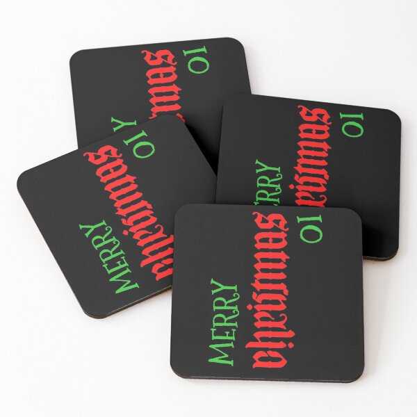 Item preview, Merry Christmas/Io Saturnalia (on black) designed and sold by DotorEaon.
