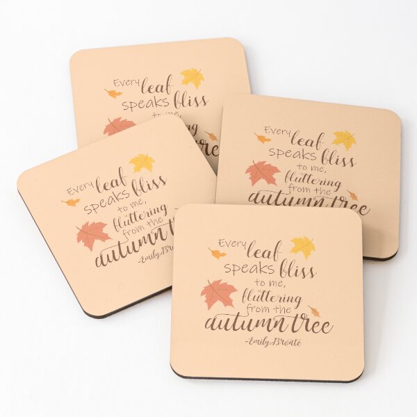Item preview, Fluttering from the Autumn Tree - Emily Bronte Quotes designed and sold by stacree.