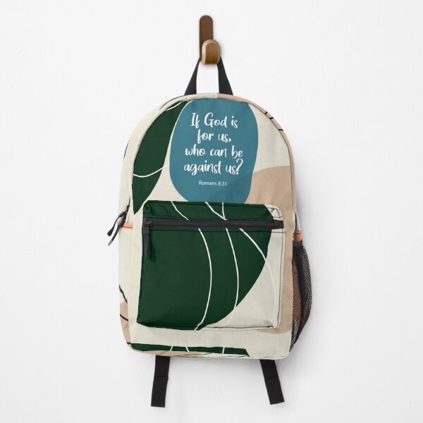 Item preview, If God is for us, who can be against us? Romans 8:31, Bible Quote designed and sold by StudioCitrine.