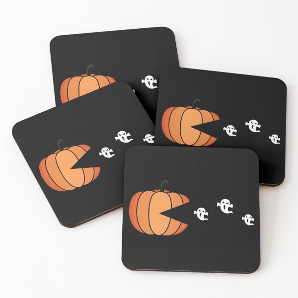 Item preview, Pumpkin eating ghosts designed and sold by Statim.