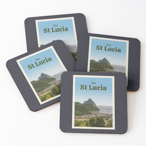 Item preview, Visit St Lucia  designed and sold by Mercury Club.