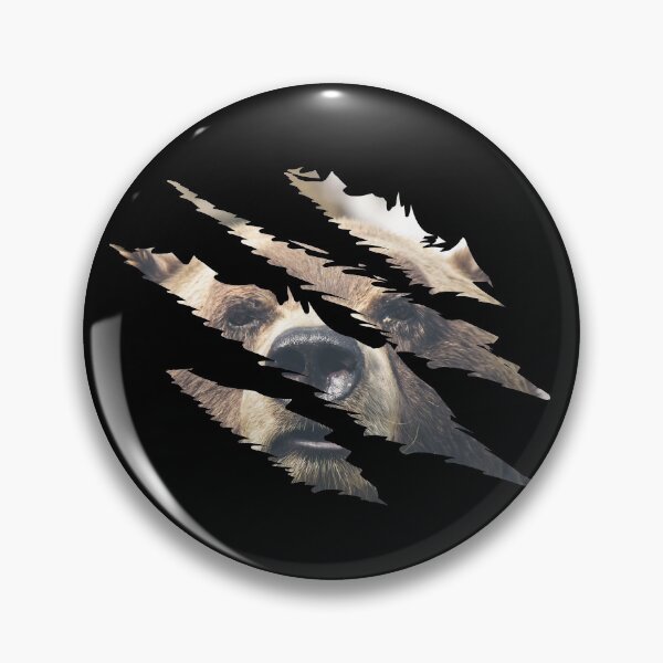 Item preview, Grizzly Bear Head Claw Effect Bear Slash Claw Bear Lover Gear designed and sold by DynamicDesign.