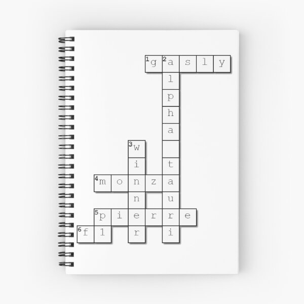 Item preview, Pierre Gasly crossword Monza designed and sold by ff1merch ..