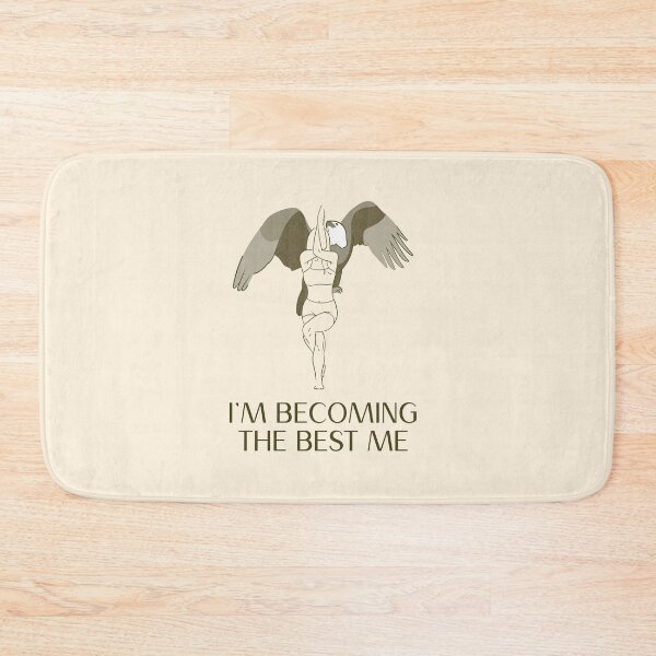Item preview, I'm becoming the best me. Eagle Yoga Pose designed and sold by Knitowork.