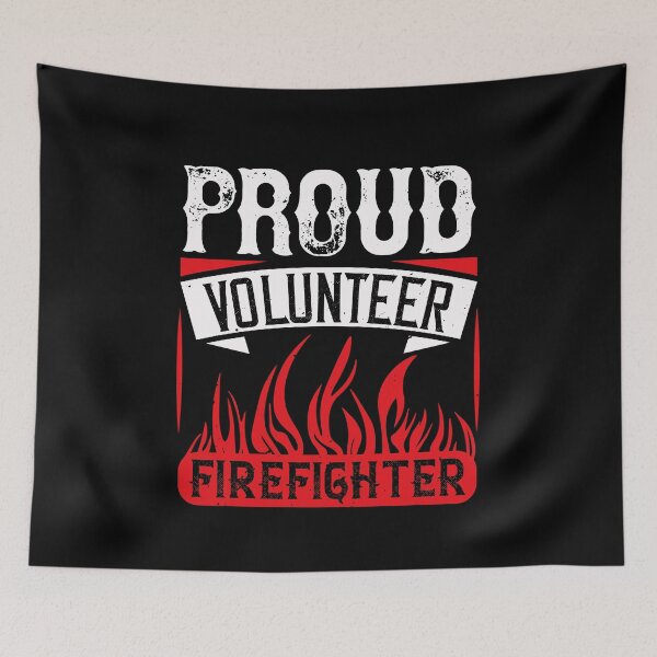 Item preview, Proud Volunteer Firefighter designed and sold by GoodVibeDesign.