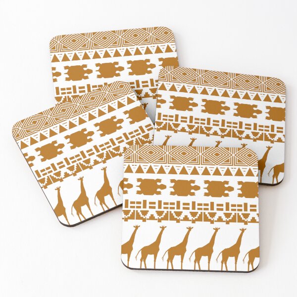 Item preview, Africa pattern giraffe turtle designed and sold by DerSenat.