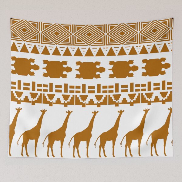Item preview, Africa pattern giraffe turtle designed and sold by DerSenat.