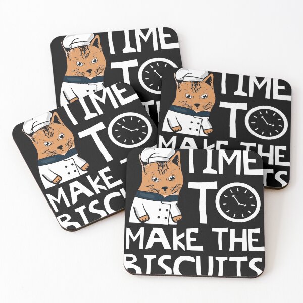 Item preview, Chef Cat design - Time To Make Biscuits print designed and sold by Lisbob.