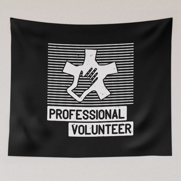 Item preview, Professional Volunteer designed and sold by GoodVibeDesign.