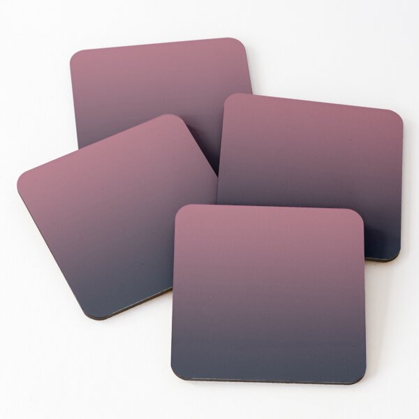 Item preview, Dark purple black navy duotone gradient ombre stylish color pure soft marsala monochrome designed and sold by fuzzyfox.