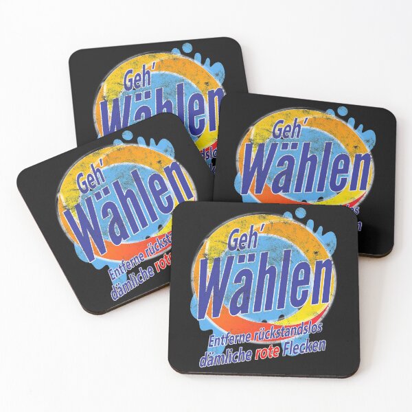Item preview, CDU AFD Wahl Wählen Gehen Waschmittel Reinigung Rote Flecken Entfernen Anti Gegen Links Gift designed and sold by TheAplus.