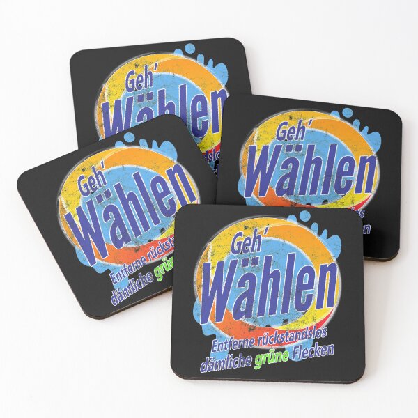 Item preview, CDU AFD FDP Wahl Wählen Gehen Waschmittel Reinigung grüne Flecken Entfernen Anti Gegen Links Gift designed and sold by TheAplus.