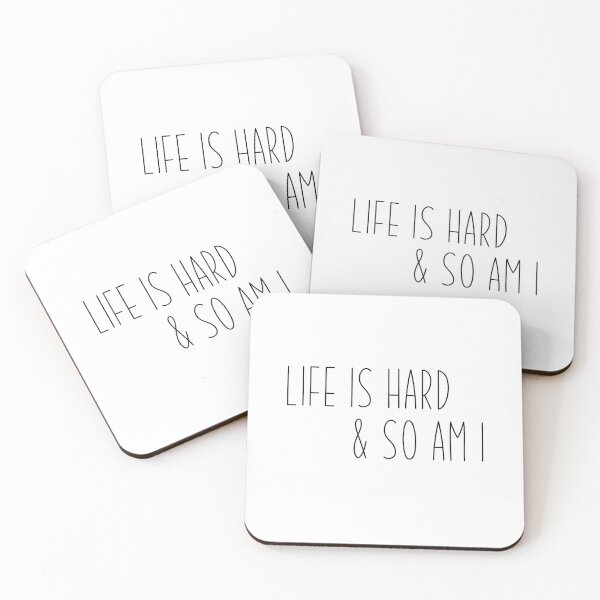 Item preview, life is hard and so am i  designed and sold by azariajayde.