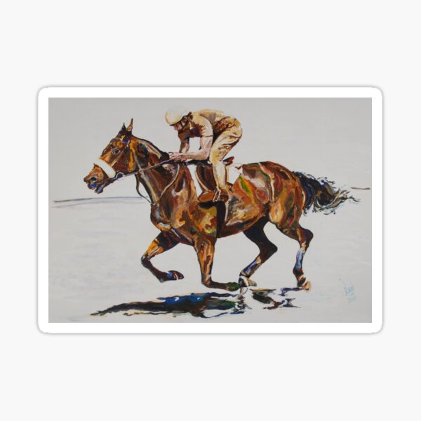 Red Rum Beach Run Sticker
