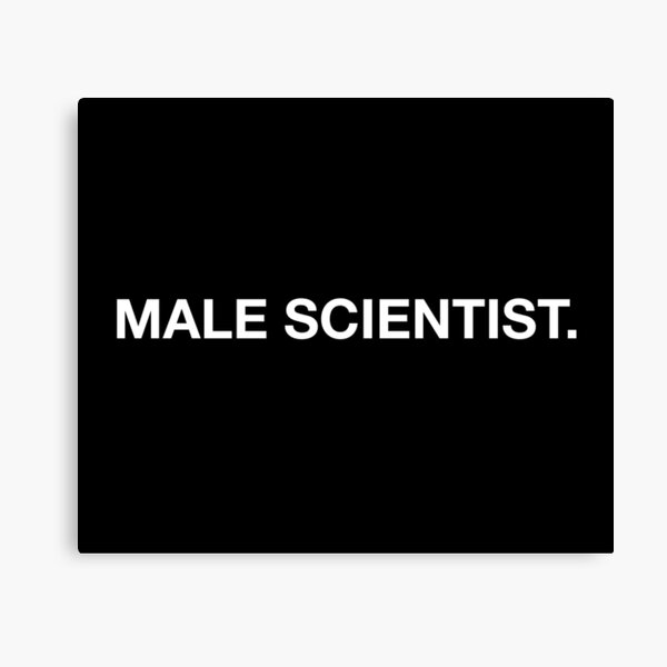 Male scientist Canvas Print