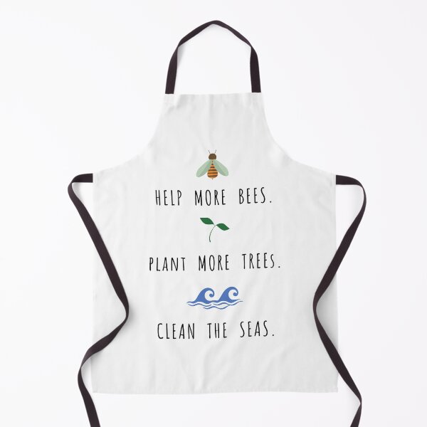 Item preview, Help Bees, Plant Trees, Clean Seas designed and sold by aurorart.