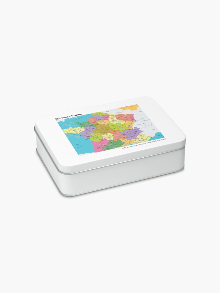 Alternate view of Administrative Map of France Jigsaw Puzzle