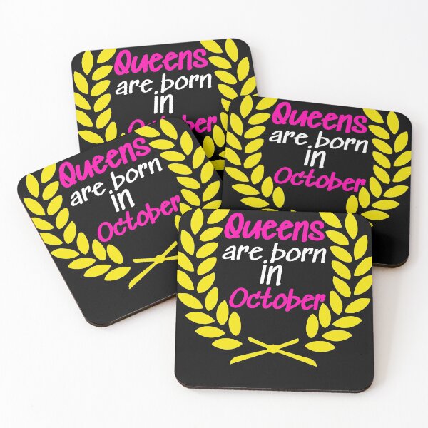 Item preview, queens are born in october designed and sold by Recoshet.
