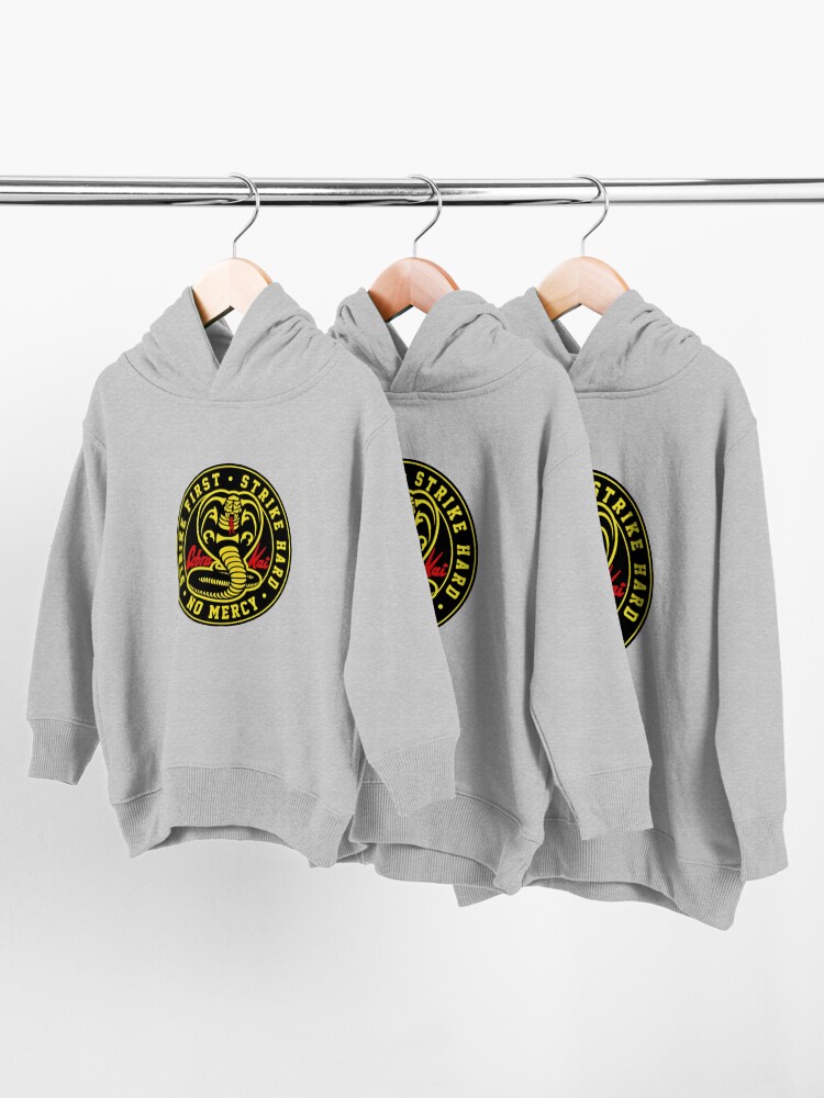Alternate view of Cobra kai Karate Dojo Toddler Pullover Hoodie