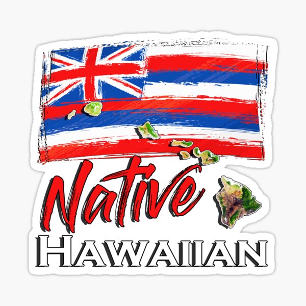 Item preview, Hawaiian Islands - Hawaii Flag Native Hawaiian designed and sold by LocalKineStuffs.