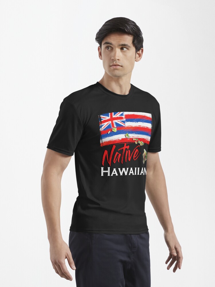 Hawaiian Islands Hawaii Flag Native Hawaiian Active T-Shirt