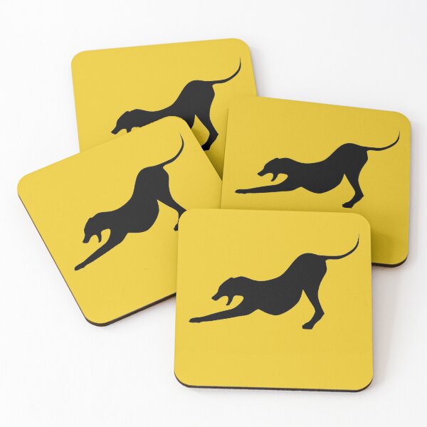 Item preview, Silhouette of a Dog Stretching  designed and sold by ibadishi.